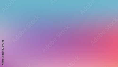 Abstract colorful gradient vector background with grain texture and soft blur. Vibrant modern design for digital branding, web banners, posters, presentations and creative projects.