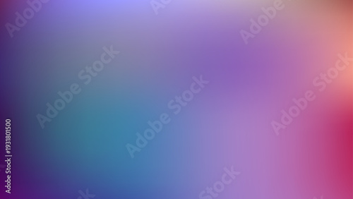 Abstract colorful gradient vector background with grain texture and soft blur. Vibrant modern design for digital branding, web banners, posters, presentations and creative projects.