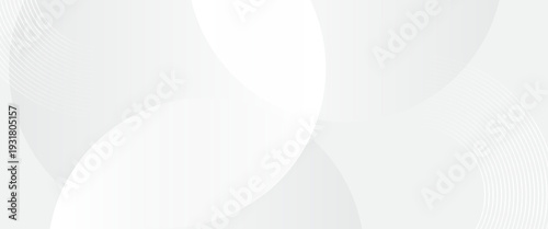 white and gray circle background. overlapping background. abstract circle background. eps 10