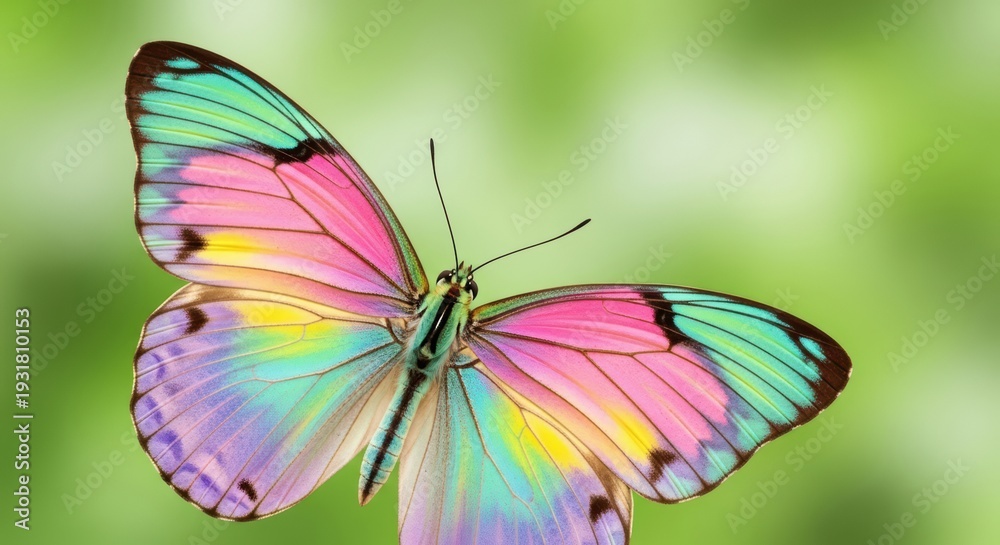 Obraz premium Rainbow Butterfly