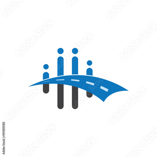 bridge Logo Template vector icon illustration