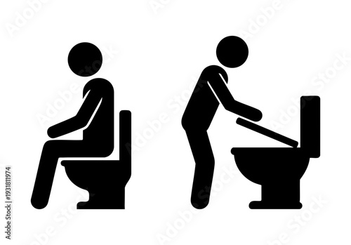 Bathroom Hygiene, Sanitation and Responsible Restroom icon