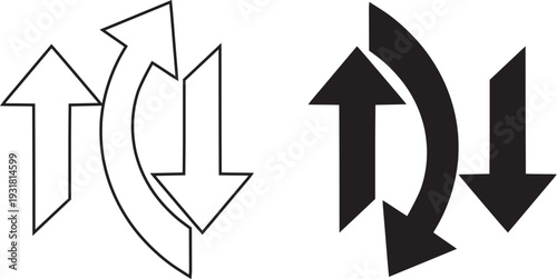 Arrows pointing in multiple directions