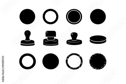 Clean ring simple aid icon center hollow image generation vector negative abstract