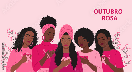 Outubro Rosa: Diverse Black Women United for Breast Cancer Awareness and Health