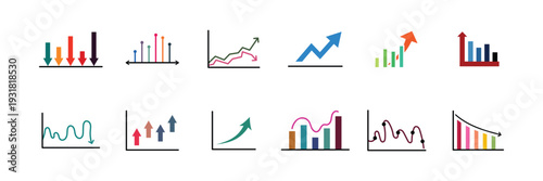 Ultimate Mega Collection of Business Data Analytics, Charts, Graphs & Visualization Icons for Professional Infographics and Dashboard Design