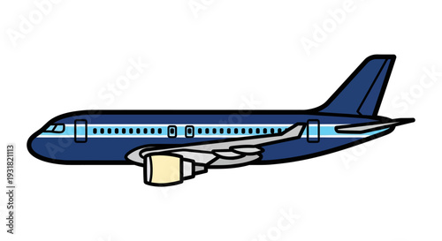 Airplane Commercial Jet Transport.