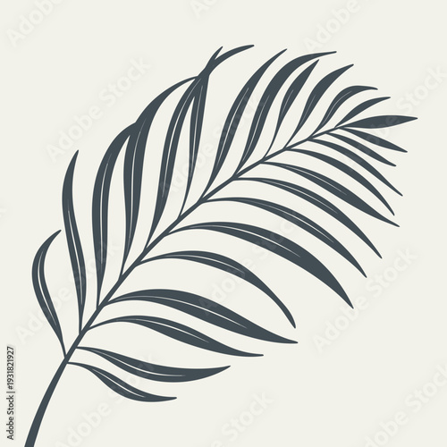 A detailed illustration of a single leaf with intricate vein patterns.