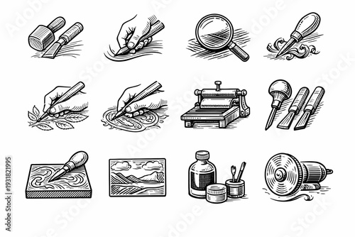 Grounded vector arc flow icon controlled image simple curve manual generation incision