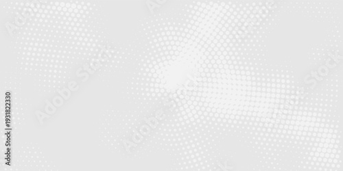 Vector dot white gray wave light technology texture background. Abstract big data digital concept art simple. modern dot vector design eps10