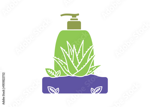 Herbal moisturizing cream icon for daily hydration care.