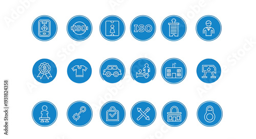 Medical Icon Set Of Healthcare Symbols And Tools For Medical Projects.