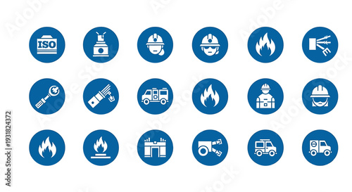 Safety Signs Collection Essential Industrial and Workplace Hazard Symbols.
