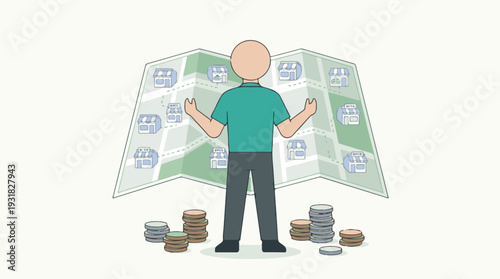 Strategic business management of multiple store locations and money