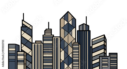 City Skyline Buildings.