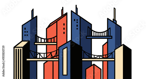 Modern City Building Architecture.