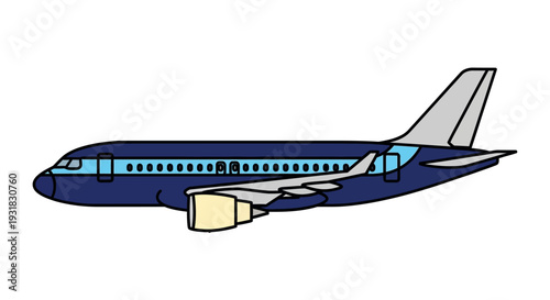 Airplane Commercial Jet.