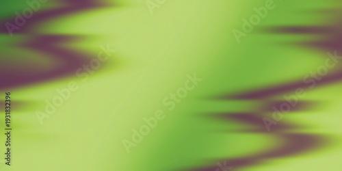 Fotografi Fond abstrait fluide dégradé avec vagues de couleurs vert lime et violet foncé