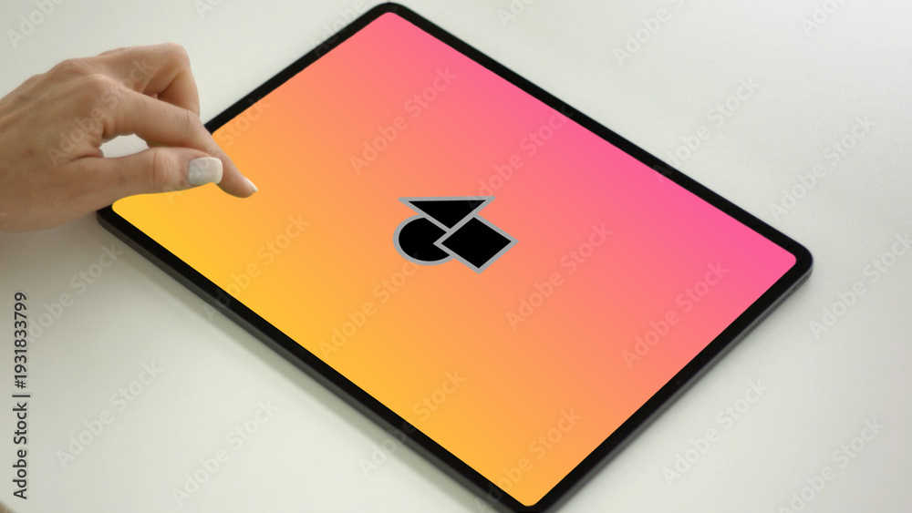 Tablet 6 Scroll Double – High Detail Touchscreen Device Presentation ...