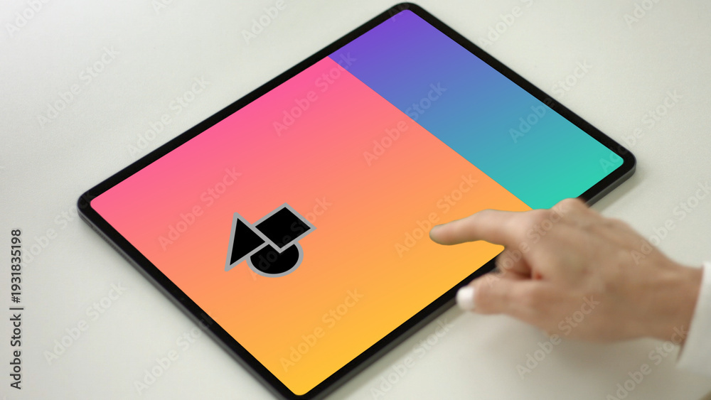 Tablet 7 Swipe Single – High Detail Touchscreen Device Presentation ...