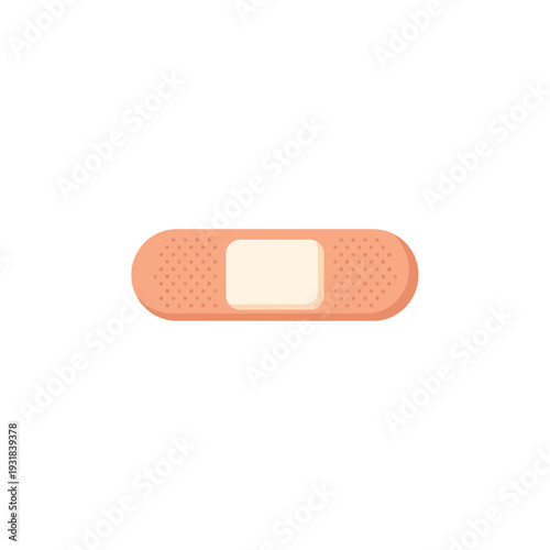 A band aid on a white background
