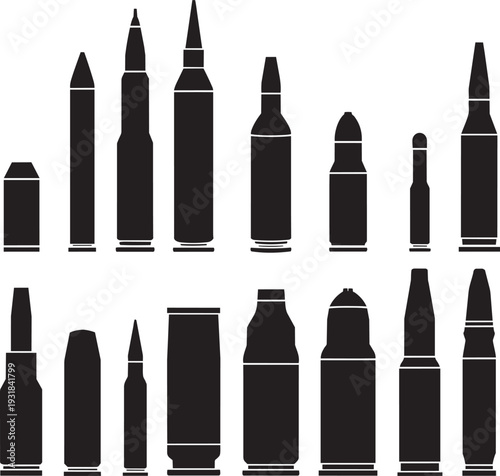 Alternative: Vector silhouettes of male models standing, walking with luggage and posing