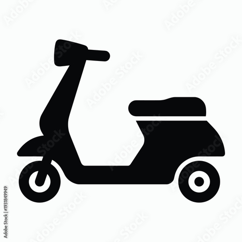 Modern electric scooter for urban transportation and daily commute