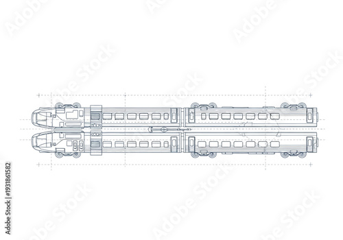 Detailed Technical Drawing of Mechanical Component.