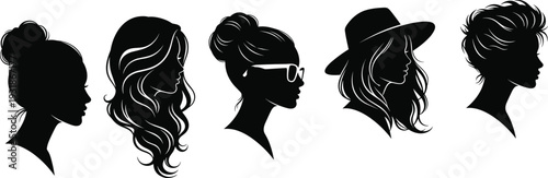 Angel wings vector illustration with silhouette of couple in love