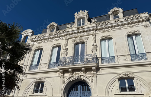 19th-century building facade in Rochefort, France