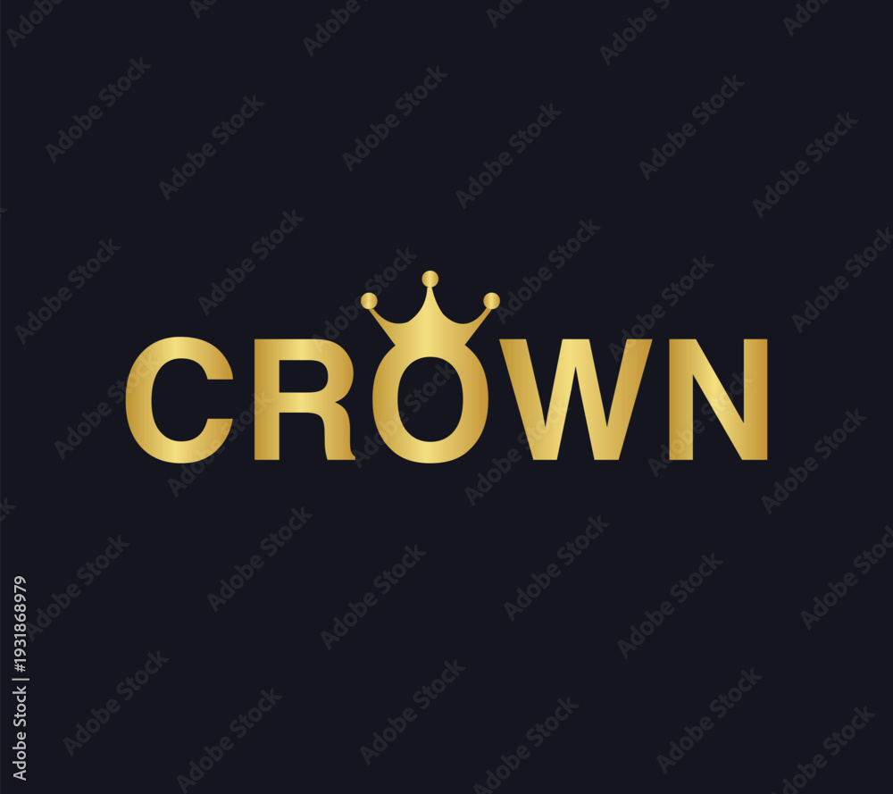 Obraz premium Crown logo