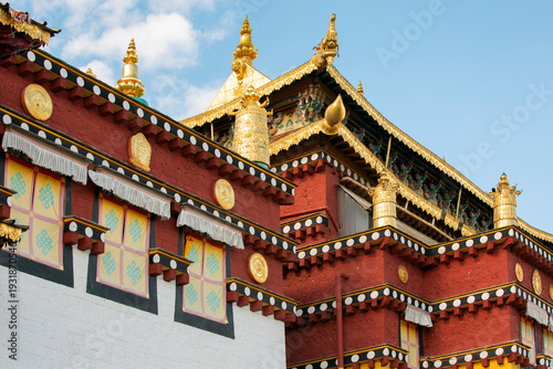 Songzanlin Temple, is Tibetan Buddhist monastery in Zhongdian city, Shangri-La, Yunnan province, China