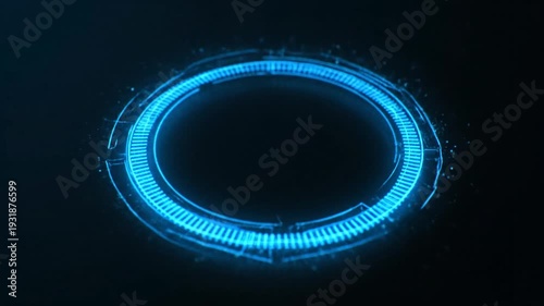 Circular Motion Loading Animation in High-Definition VIDEO Content