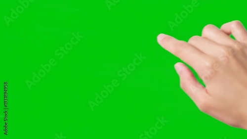 Hand waving hello slowly in a VIDEO gesture isolated, subtle wrist movement, close-up shot
