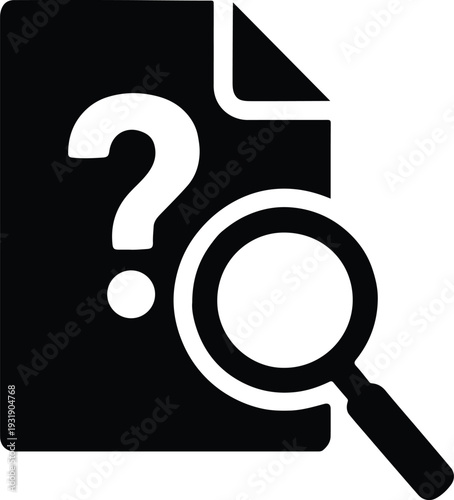 Searching document details customer support help icon