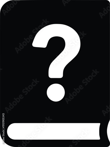 Instruction help book icon customer support line