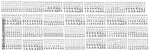 Retro cartoon legs and hands, Hands with gloves and feet with boots, various poses for characters, a set of poses, gestures, placement of hands and feet. Mascot character set