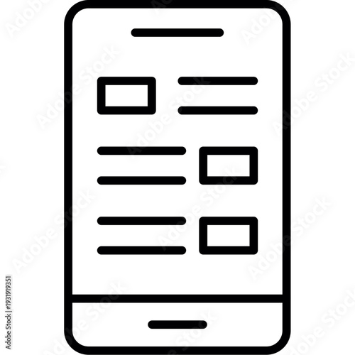 Modern Smartphone Touchscreen Device