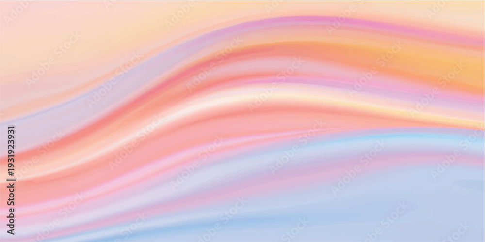 Obraz premium Abstract colorful background with smooth gradient waves and bright rainbow lines creating a motion blur texture and artistic energy design for a modern wallpaper backdrop