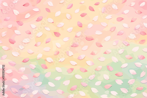 Colorful background with leaf shapes scattered on pastel hues during a creative design session in a studio setting