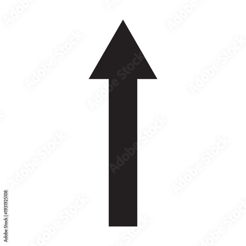 arrow on white background