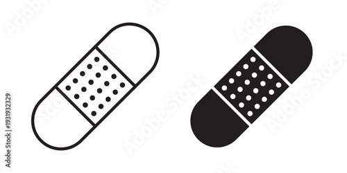 Bandage icon Symbol for App and Web UI Design Vectors