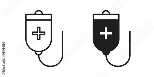 Chemotherapy icon Symbol for App and Web UI Design Vectors