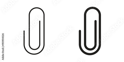Clip icon Symbol for App and Web UI Design Vectors