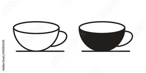 Coffee icon Symbol for App and Web UI Design Vectors