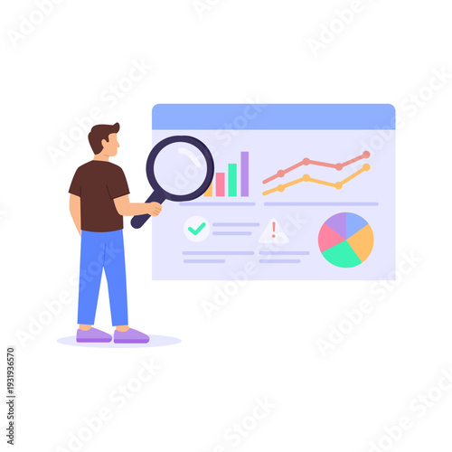 Meta Title Writing, Crafting optimized page titles for search engines, Flat vector character illustration