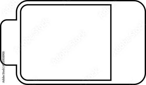 Battery status icon charging level indicator symbols with low, medium, full power and lightning bolt in solid and outline style vector isolated on transparent background