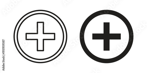 Hospital signs Symbol for App and Web UI Design Vectors