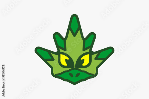 Hemp dragon vector image