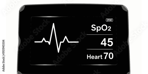 Patient Vital Signs Monitor ICU Icon